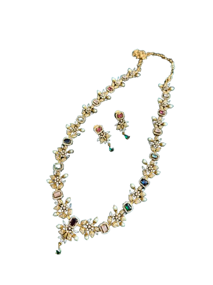 Multicolored Floral haram set